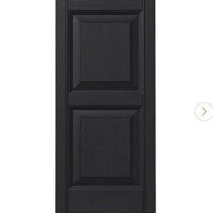 4 Ply Gem 15 in. x 35 in. Raised Panel Polypropylene Shutters